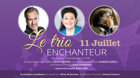 À la découverte de nos artistes: le brillant violoniste Maestro David Lefèvre!