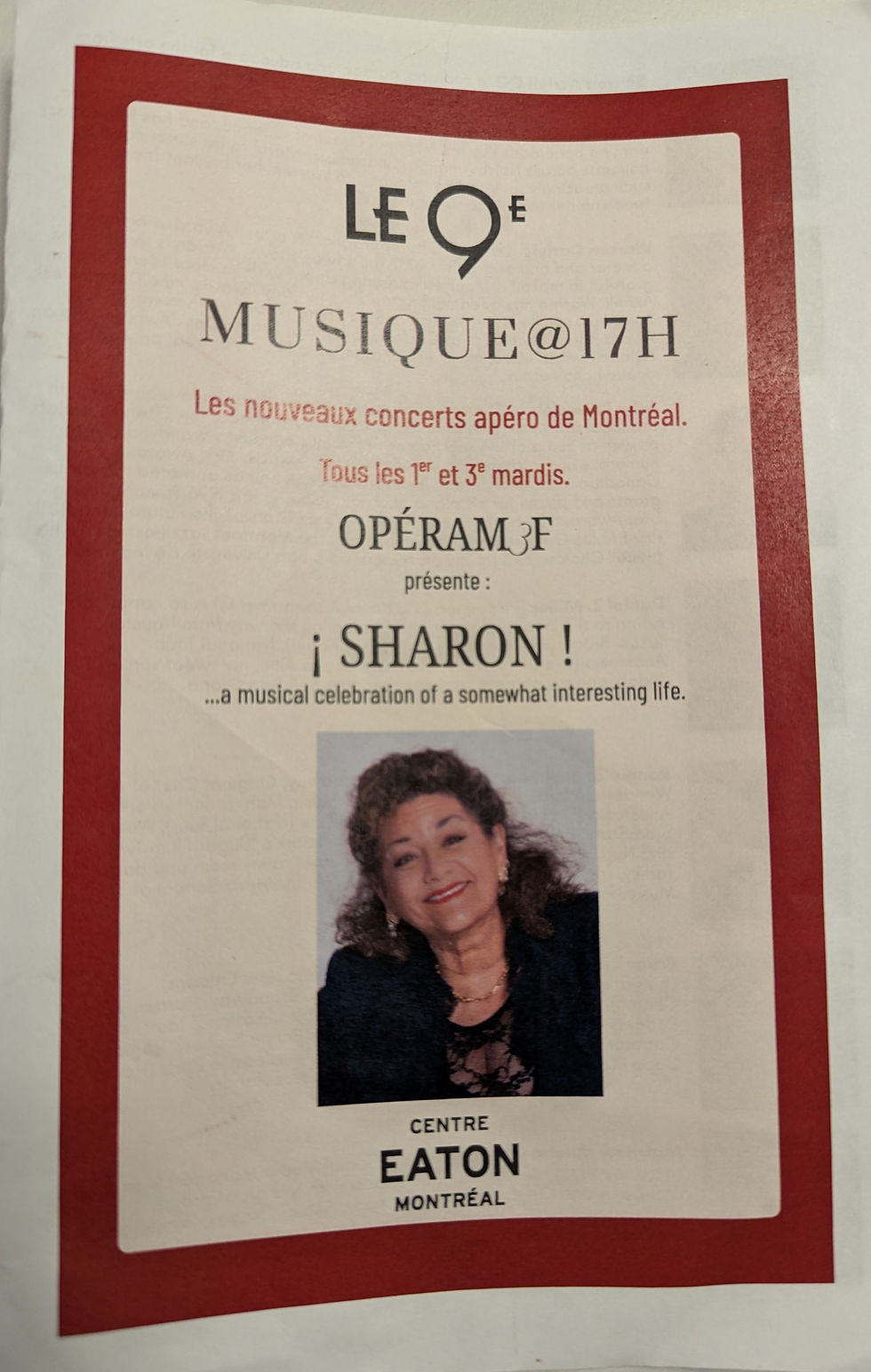 Revue musicale "SHARON"