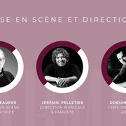 À la découverte de nos artistes! Voici "l'Équipe Artistique de Carmen de Montréal en 4 saisons" : Odette Beaupré, Jérémie Pelletier et Dorian Fourny!