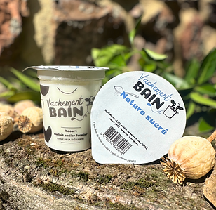 Yaourt nature sucré - Vachement Bain