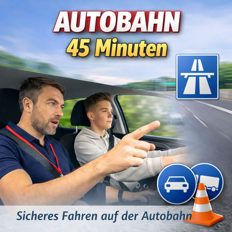 Fahrstunde Sonderfahrt Autobahn