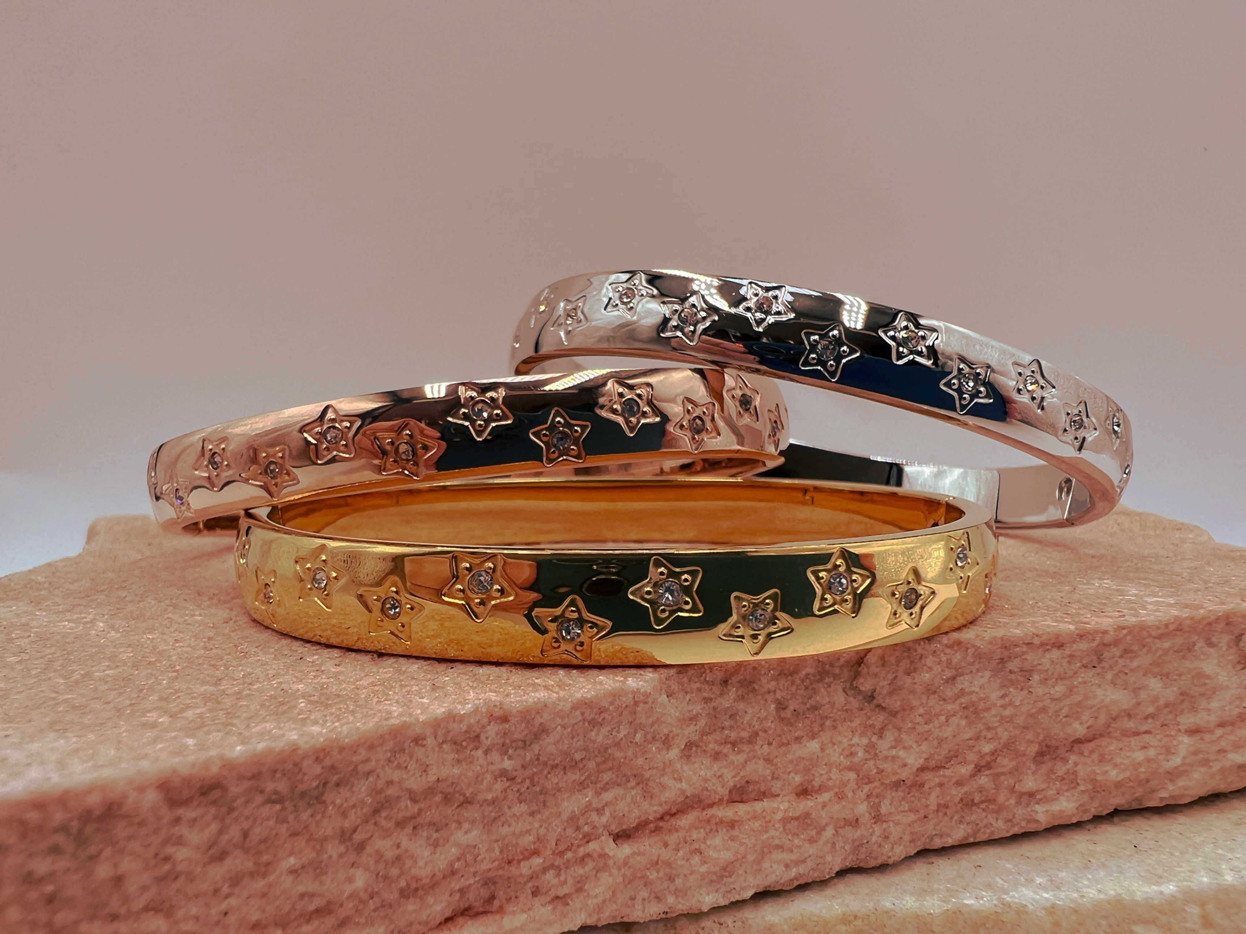 Bracelet jonc Bellezza white Crystal