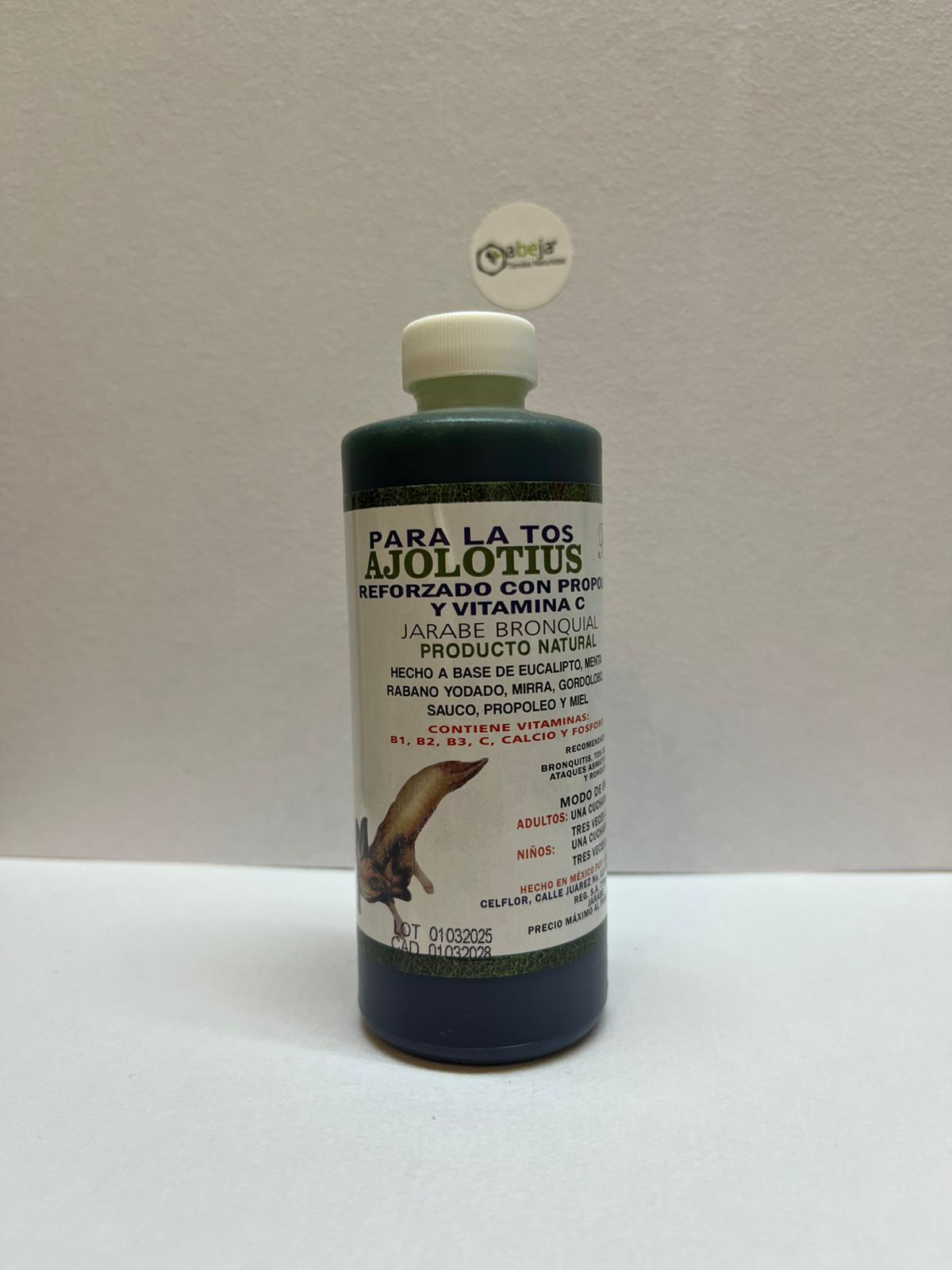 Jarabe artesanal Ajolotius