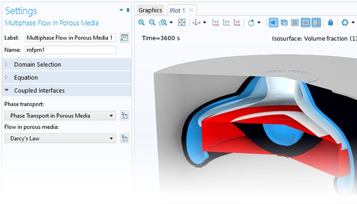 Porous Media Flow Module