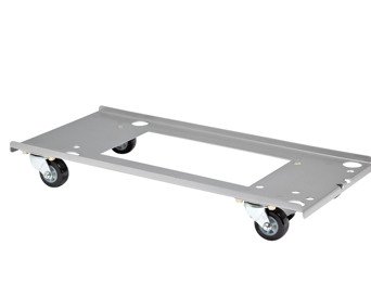 Base with locking casters