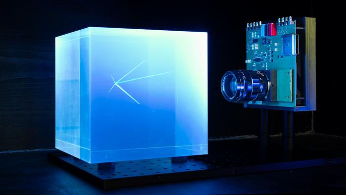 Neutrinos caught on camera