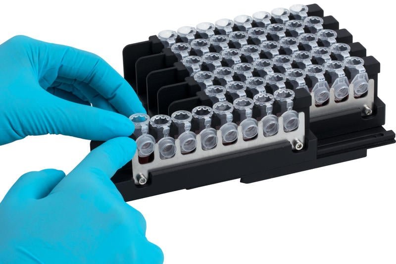 Rack for 1.5 / 2 ml microcentrifuge tubes