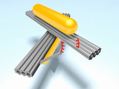 Nano-hinge – lubricated by light