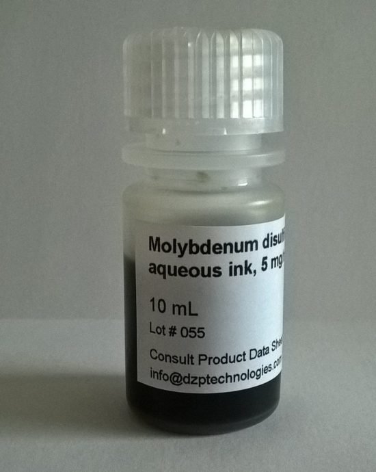 MoS2 ink - Aqueous ink 5mg/ml