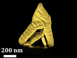 Nanostructures made of pure gold