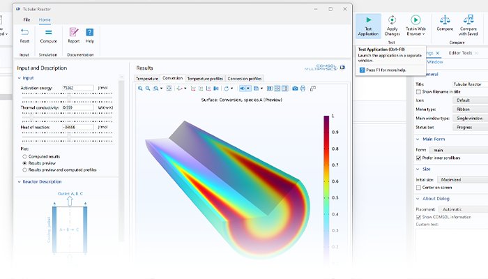 COMSOL Multiphysics Application Builder