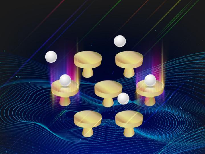 Scientists have reported a new optical imaging technology, using a glass side covered with gold nanodiscs that allows them to monitor changes in the transmission of light and determine the characteristics of nanoparticles as small as 25 nanometers in diameter. @ University of Houston