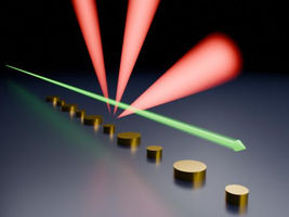 Programmable metasurfaces steer light generated by fast electrons