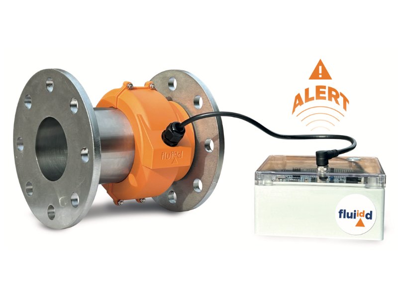 Fluiidd industrial pipe monitoring solution