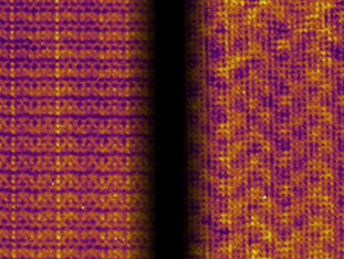 Magnetic field influences competing electronic patterns in a graphene-like quantum material