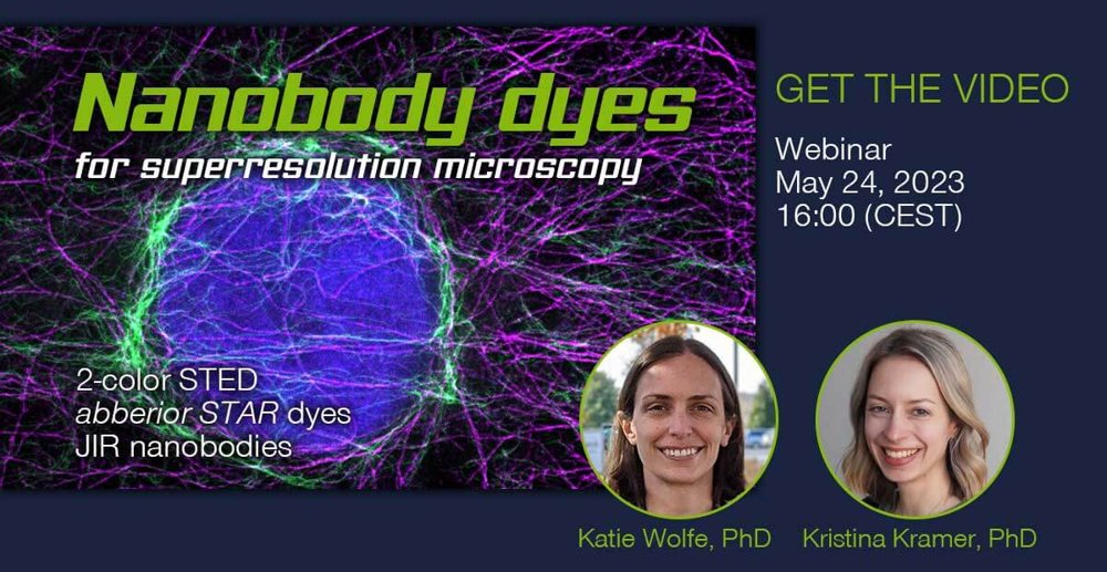 abberior STAR dyes nanobody conjugates