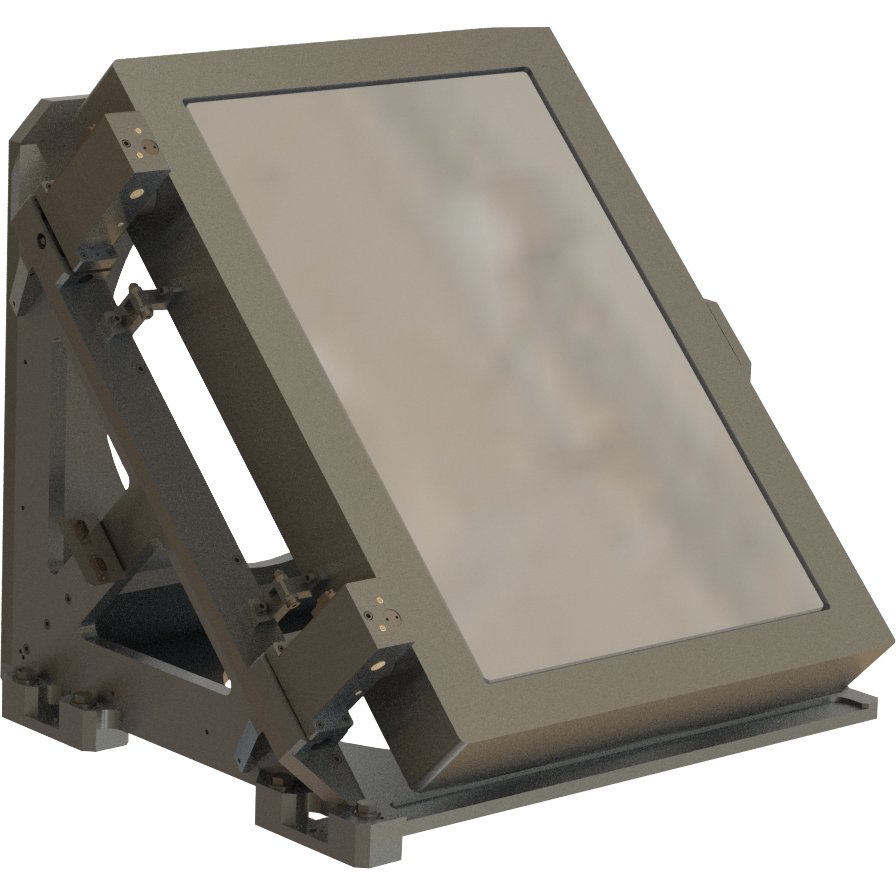 Tip tilt motorized mount