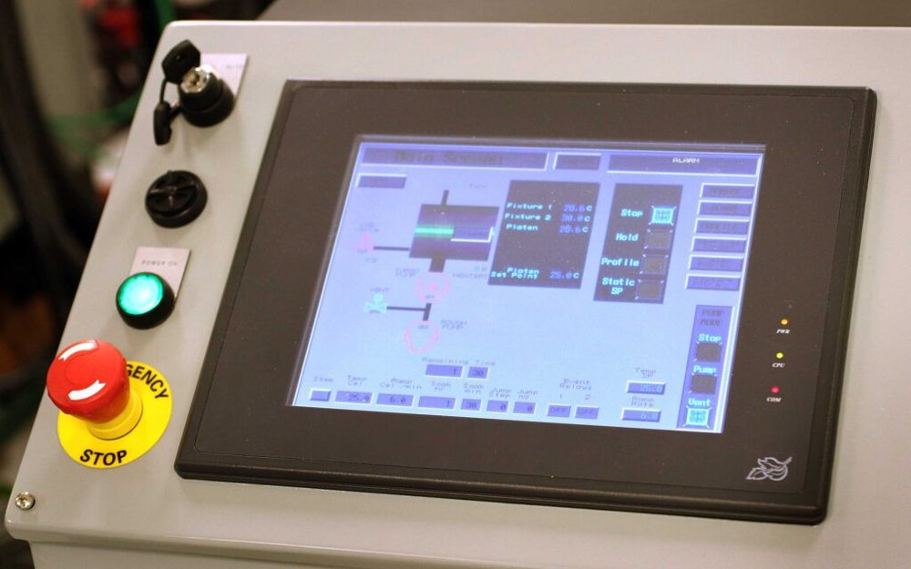Touchscreen operator interface