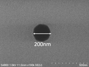 Nanopore patterned wafers (nanopore chips)