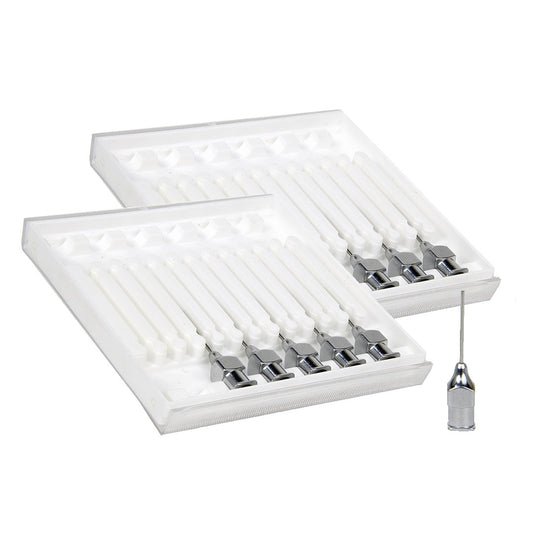 Luer Needles – Bent for Vertical Rod, Flat Tip (6 pcs)