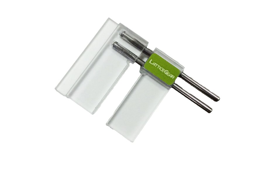 FlipScribe holder for small samples