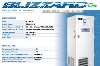 Ultralow Freezer NU-99338J