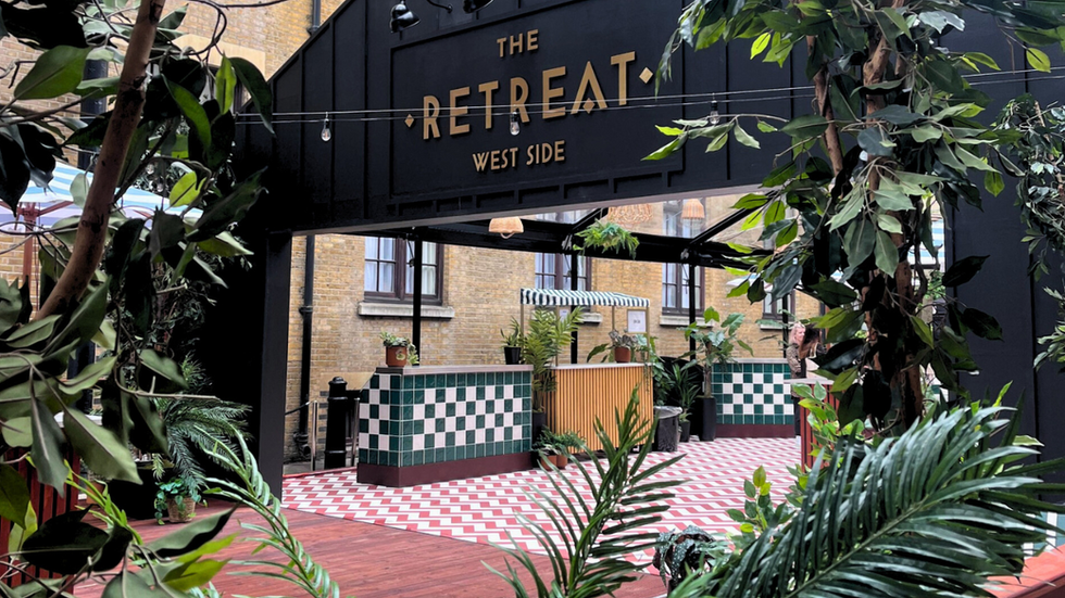 Summer events space & mobile bar units for The Brewery, London