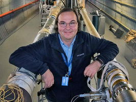 Producing Cold Electron Beams to Increase Collision Rates at the Relativistic Heavy Ion Collider