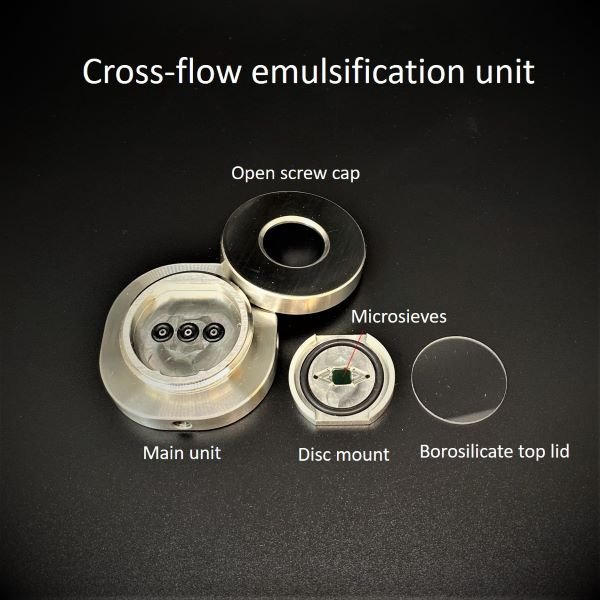 Cross-flow filter holder (29mm disc)