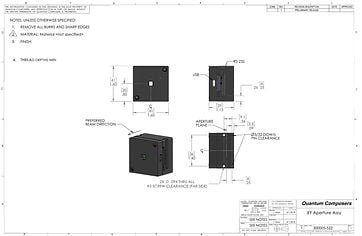Laser Module X-Y Aperture