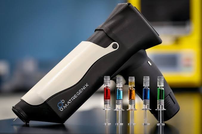 Formulation solution with electrospinning gun