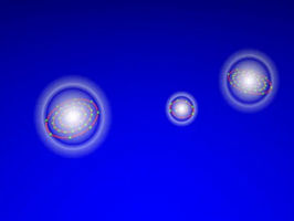 Watching atoms roam before they decay