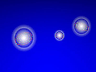 Watching atoms roam before they decay