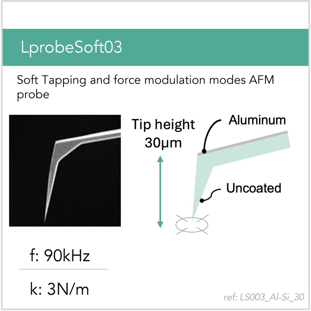 LS003_Al-Si_30 Lprobe soft AFM probe