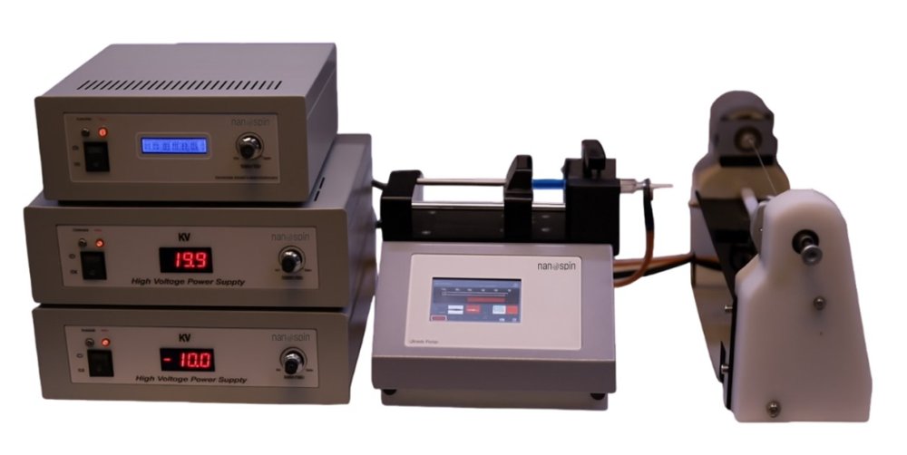 NanoSpin Modular Electrospinning Set-Up