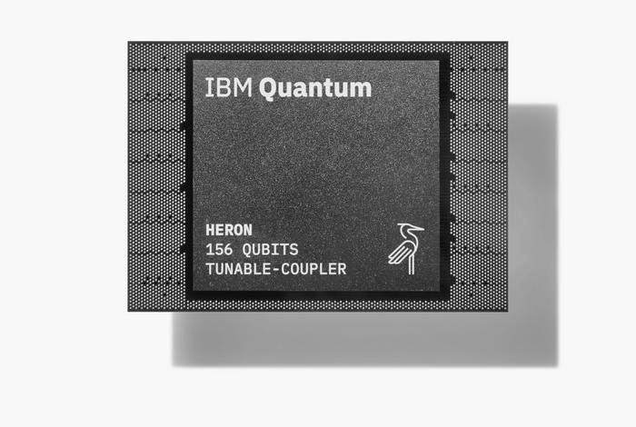 IBM Quantum Heron quantum processing unit in hand. Credit: IBM