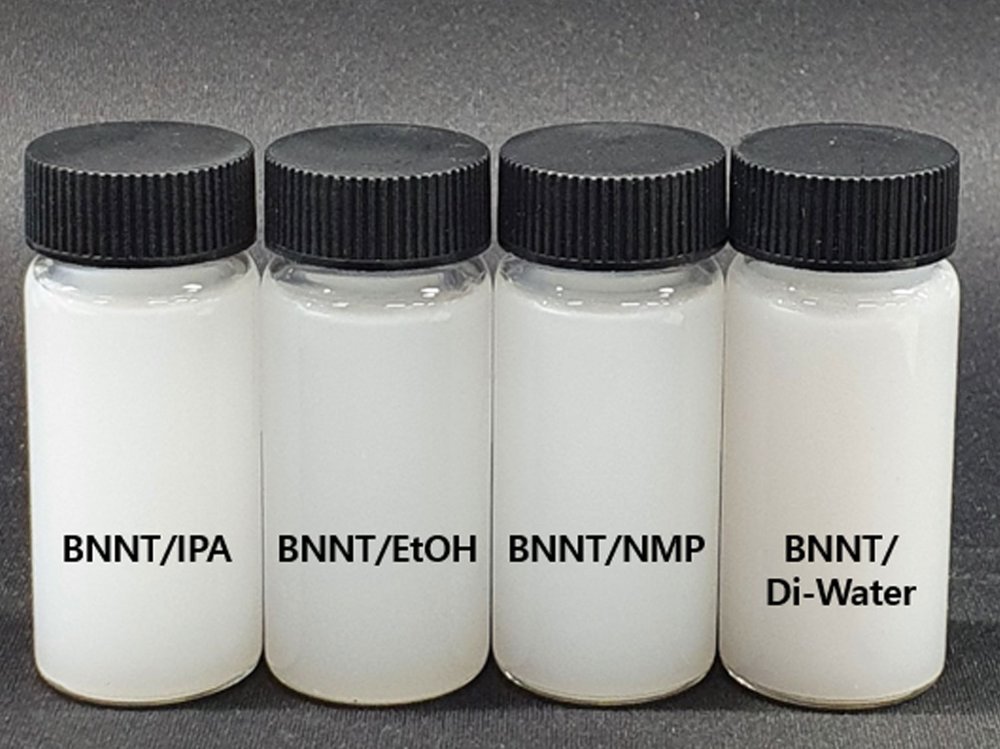BNNT dispersed Solvents