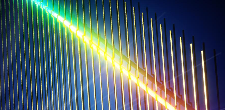 Artist's impression of single-nanowire spectrometer. Credit: Ella Maru Studio