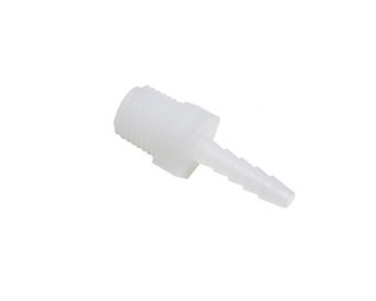 1/4" male NPT to 1/4" (6 mm) hose barb