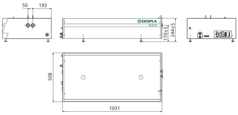 Diode Pumped Picosecond kHz Pulsed Nd:YAG Lasers PL2210
