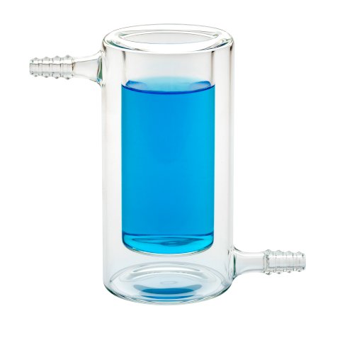 Glass cooling cell 100 mL with water jacket