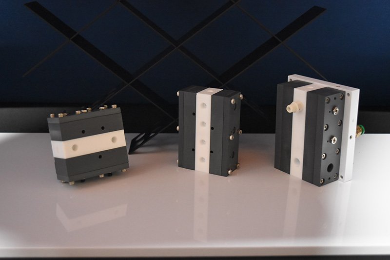 All PTFE fluid control modules