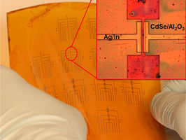 First Transistors Made Entirely of Nanocrystal Inks