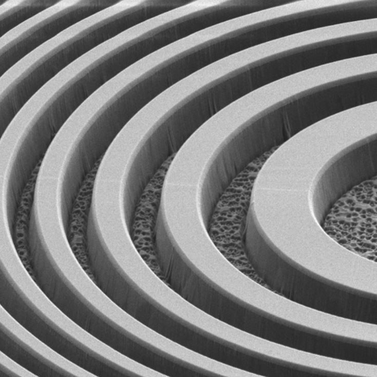 Diamond Fresnel Zoneplates