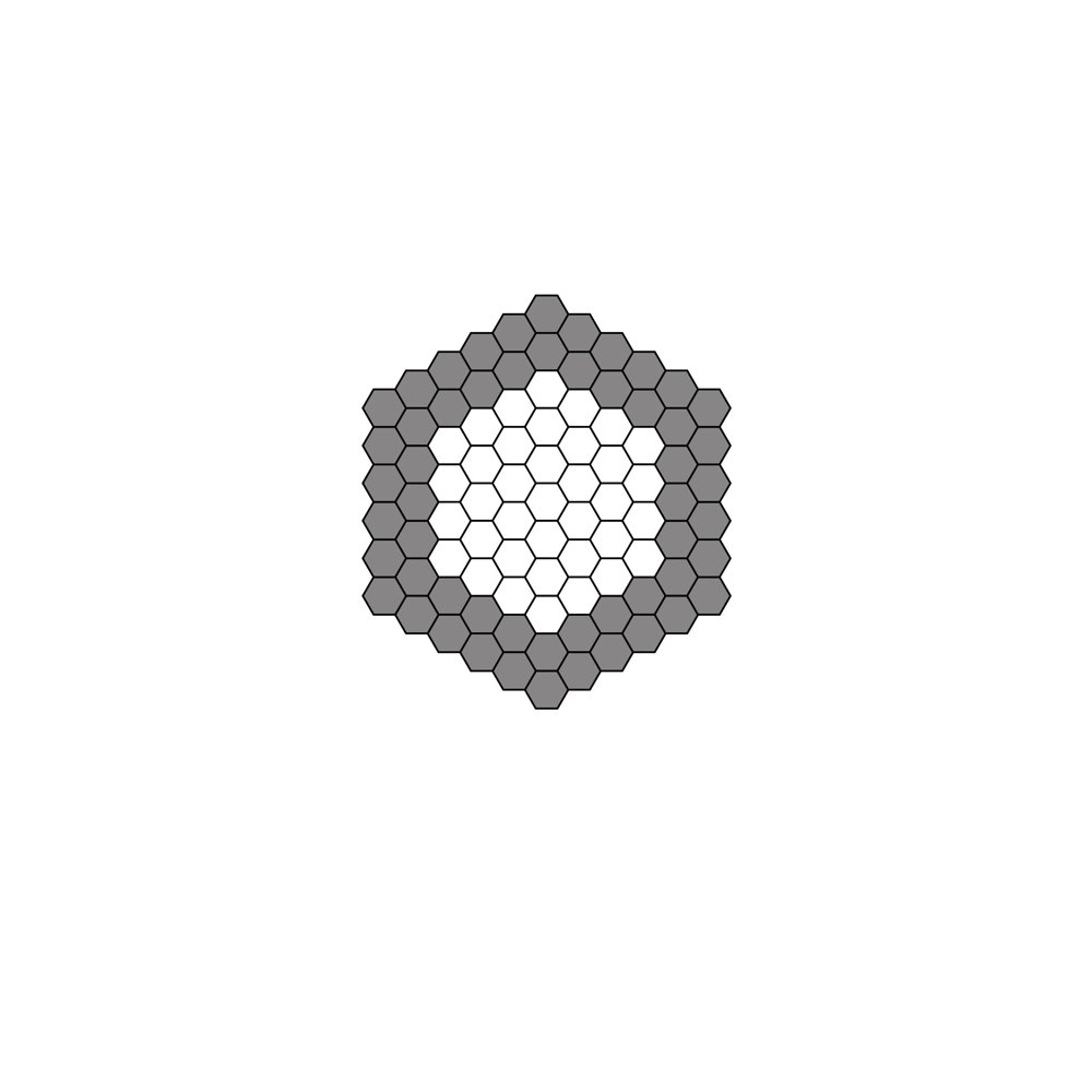 Hex-111-X Segmented Deformable Mirror