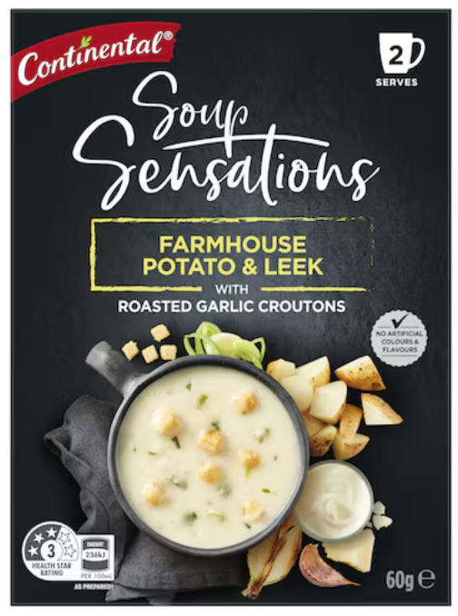Continental Soup Sensations Farmhouse Potato & Leek Serves 2 60g