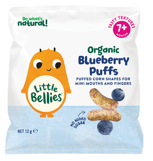Little Bellies Organic Blueberry Puffs 7Months