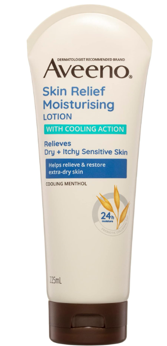 Aveeno Skin Relief Moisturising Non-Greasy Body Lotion 24-Hour Cool & Soothe Ext