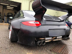 Old and New Porsche 997 Slant Nose