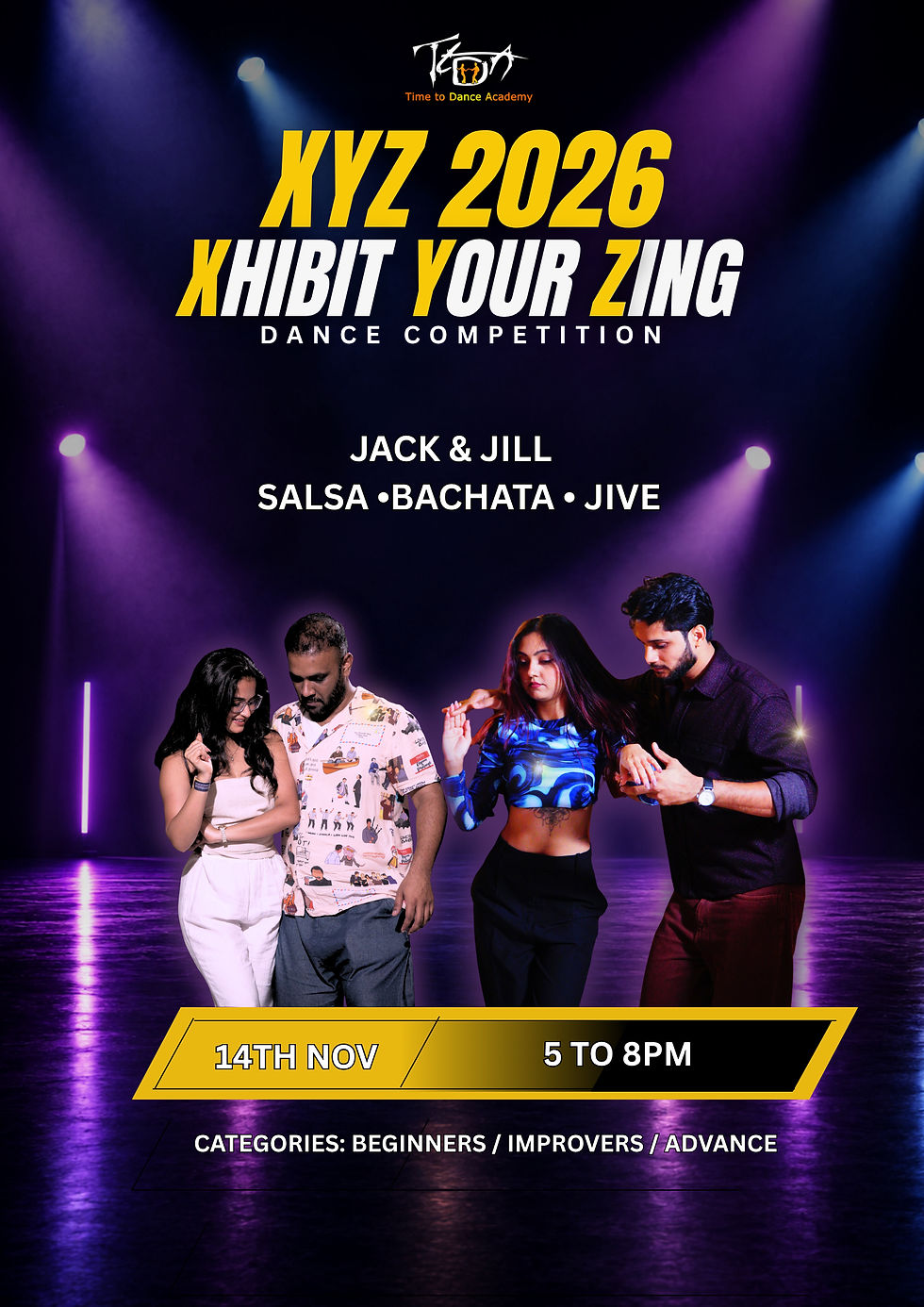 Jack & Jill Competition  (Salsa/Bachata/Jive)